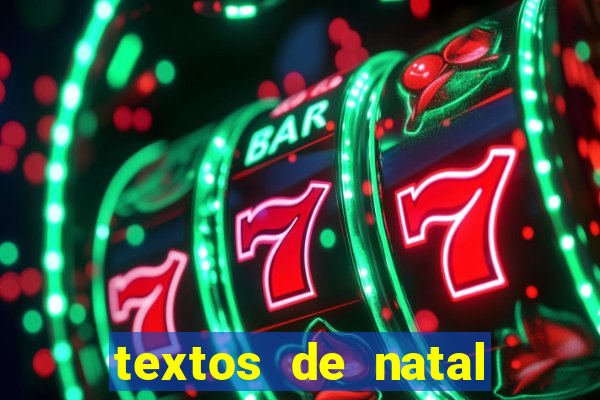 textos de natal para leitura